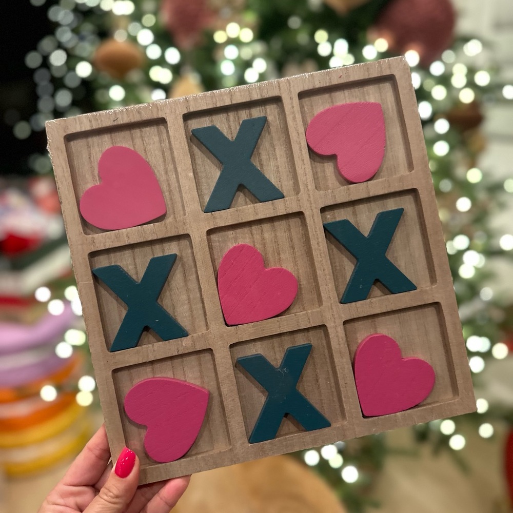 Target playground dollar spot Valentine’s Day tic tac toe game table top